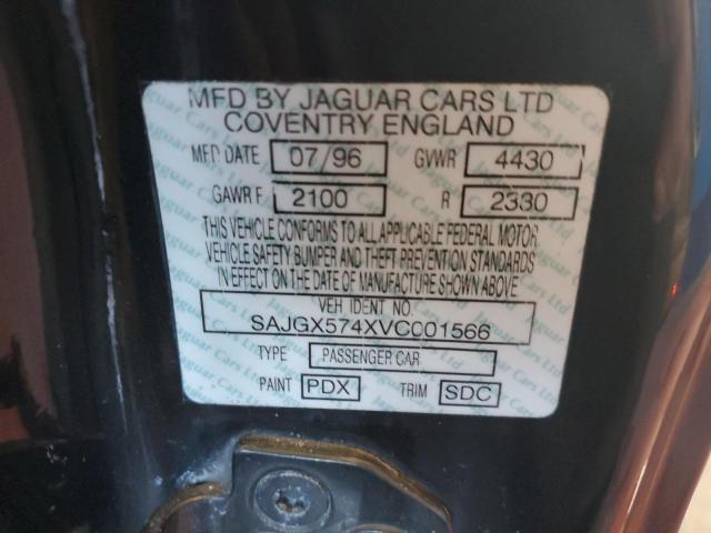 SAJGX574XVC001566 - 1997 JAGUAR XK8 BLACK photo 12