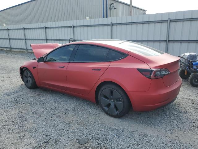5YJ3E1EA0PF385643 - 2023 TESLA MODEL 3 Қызыл фото 2