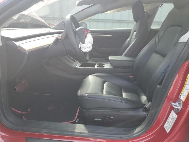 5YJ3E1EA0PF385643 - 2023 TESLA MODEL 3 Қызыл фото 7
