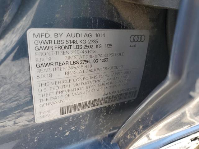 WA1UFAFL2FA053478 - 2015 AUDI A4 ALLROAD PREMIUM PLUS BLUE photo 13