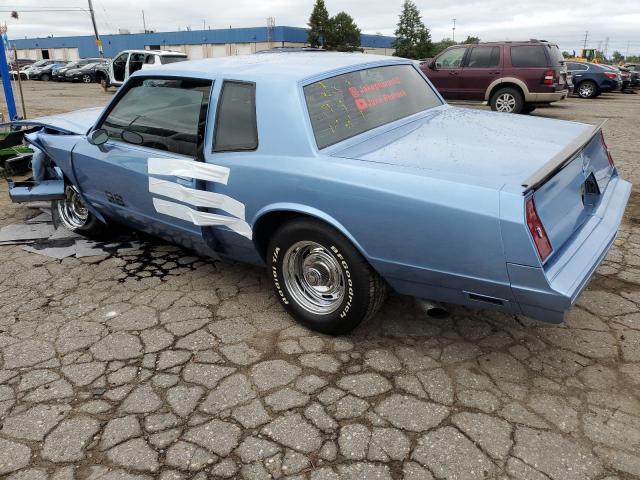 1G1AZ37G2ER192807 - 1984 CHEVROLET MONTE CARL BLUE photo 2