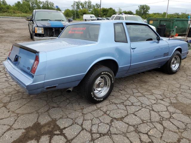 1G1AZ37G2ER192807 - 1984 CHEVROLET MONTE CARL BLUE photo 3