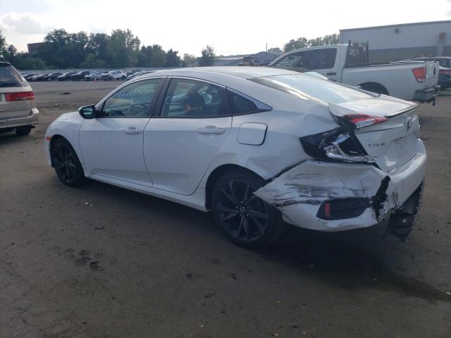 19XFC2F81ME200084 - 2021 HONDA CIVIC SPORT WHITE photo 2