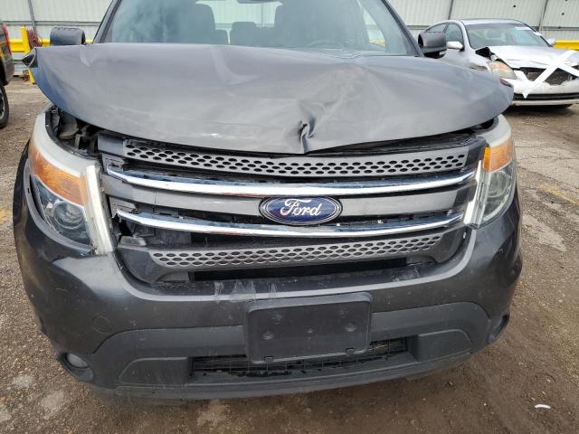 1FM5K7F89FGA19132 - 2015 FORD EXPLORER LIMITED GRAY photo 12