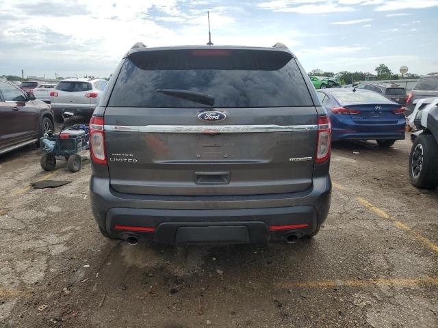 1FM5K7F89FGA19132 - 2015 FORD EXPLORER LIMITED GRAY photo 6