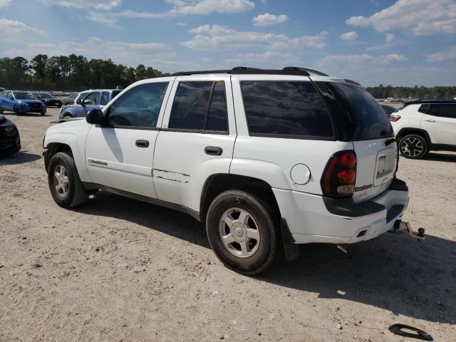 1GNDS13S022387761 - 2002 CHEVROLET TRAILBLAZE WHITE photo 2