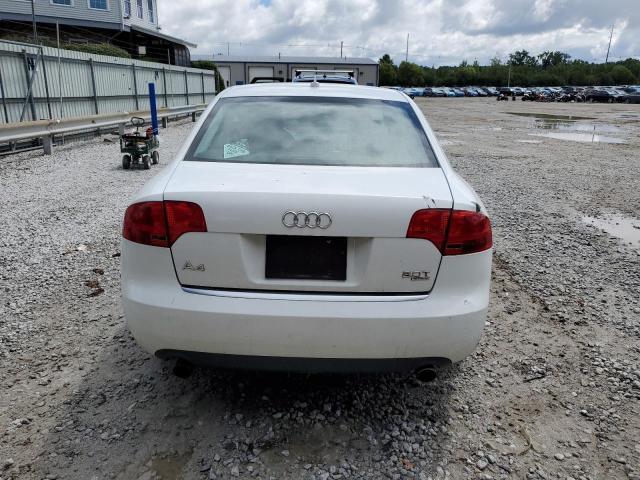 WAUDF78E57A019542 - 2007 AUDI A4 2.0T QUATTRO WHITE photo 6