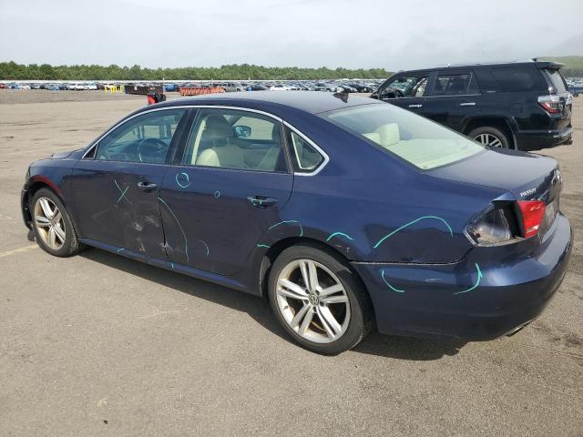 1VWBT7A37EC071801 - 2014 VOLKSWAGEN PASSAT SE BLUE photo 2