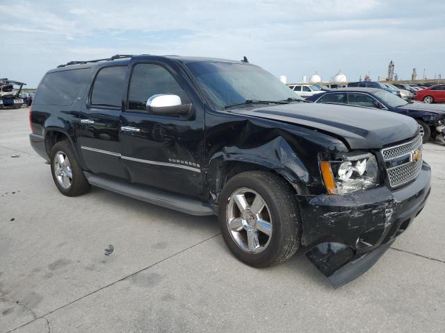 1GNSCKE05DR157004 - 2013 CHEVROLET SUBURBAN C1500 LTZ BLACK photo 4