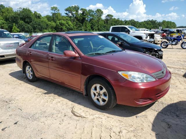 4T1BE32K63U133008 - 2003 TOYOTA CAMRY LE BURGUNDY photo 4