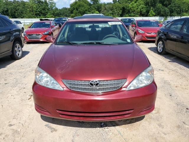 4T1BE32K63U133008 - 2003 TOYOTA CAMRY LE BURGUNDY photo 5