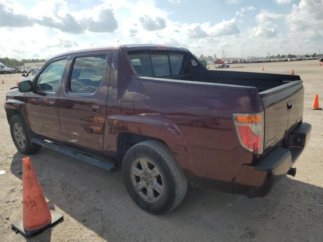 2HJYK16327H542285 - 2007 HONDA RIDGELINE RTX MAROON photo 2