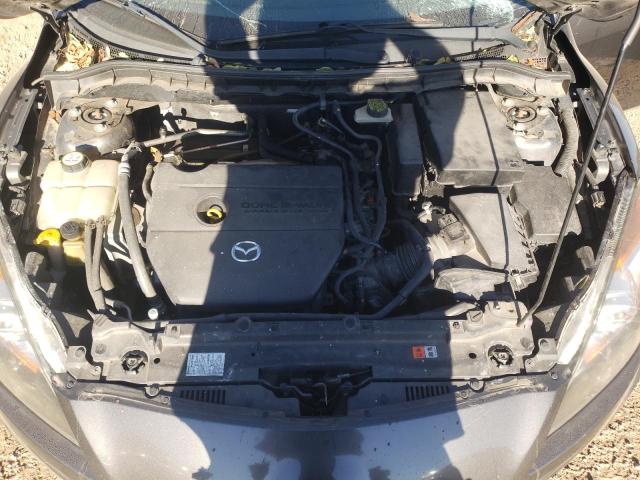 JM1BL1S57A1105810 - 2010 MAZDA 3 S GRAY photo 11