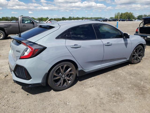 SHHFK7H91KU220721 - 2019 HONDA CIVIC SPORT TOURING GRAY photo 3