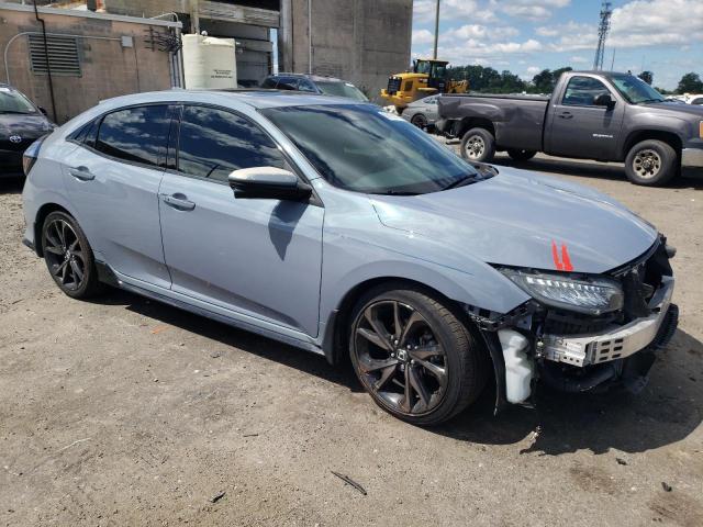 SHHFK7H91KU220721 - 2019 HONDA CIVIC SPORT TOURING GRAY photo 4