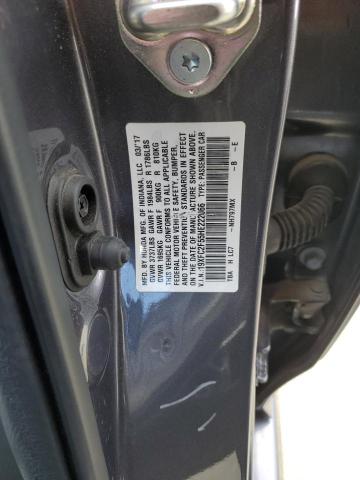 19XFC2F55HE222066 - 2017 HONDA CIVIC LX Gri fotoğraf 12