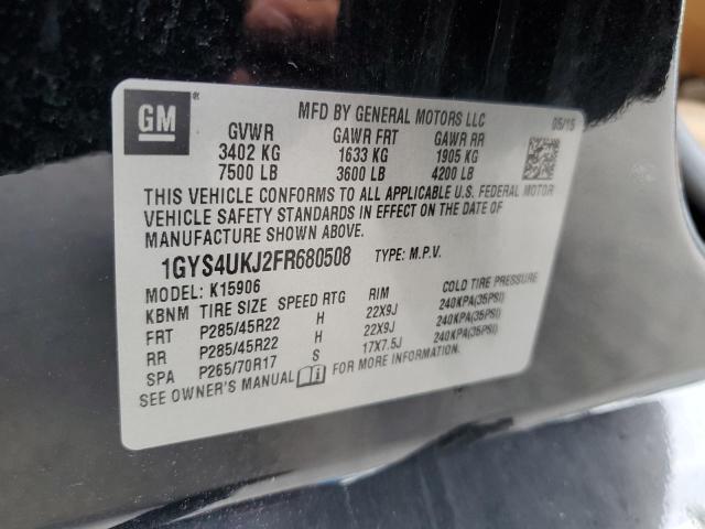 1GYS4UKJ2FR680508 - 2015 CADILLAC ESCALADE ESV PLATINUM 黑色 照片 13