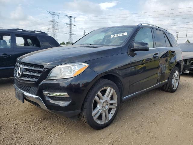 4JGDA5HB8EA374628 - 2014 MERCEDES-BENZ ML 350 4MATIC BLACK photo 1