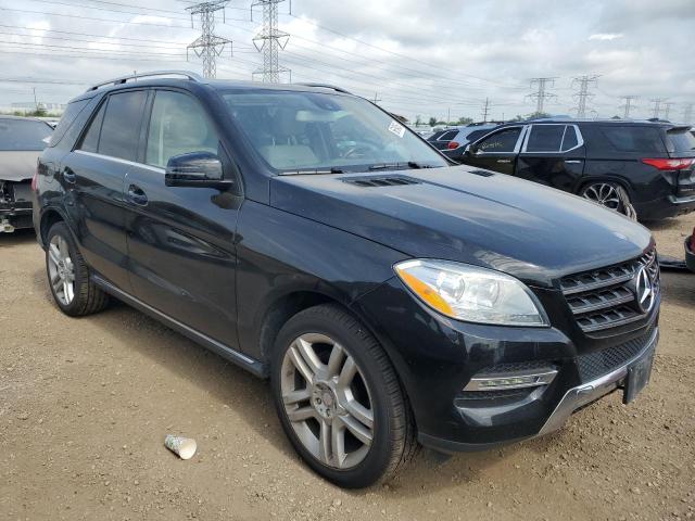 4JGDA5HB8EA374628 - 2014 MERCEDES-BENZ ML 350 4MATIC BLACK photo 4