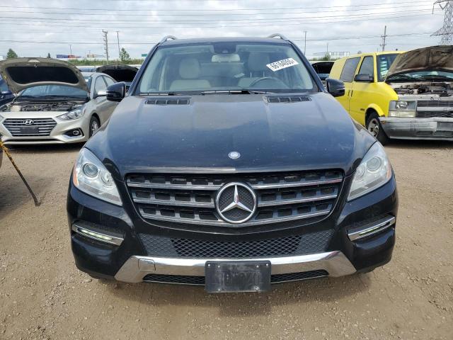 4JGDA5HB8EA374628 - 2014 MERCEDES-BENZ ML 350 4MATIC BLACK photo 5