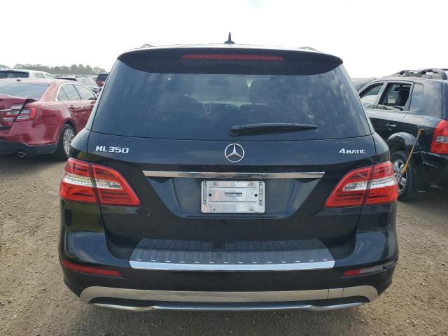 4JGDA5HB8EA374628 - 2014 MERCEDES-BENZ ML 350 4MATIC BLACK photo 6
