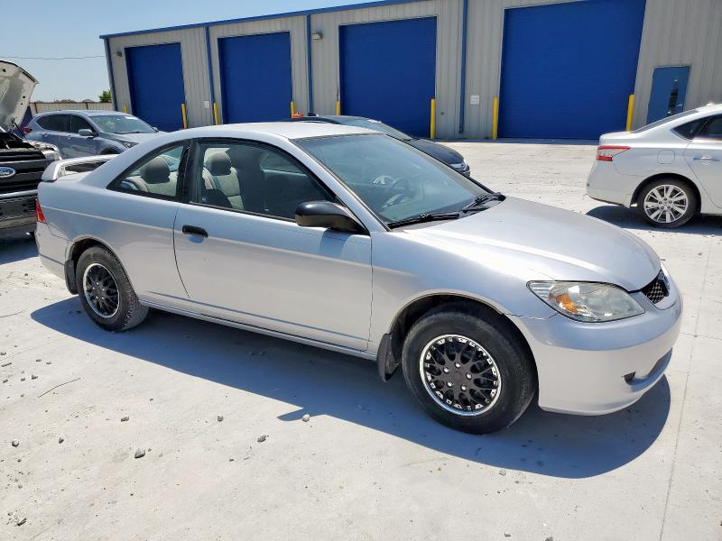 1HGEM22185L011721 - 2005 HONDA CIVIC DX VP Серебристый фото 4