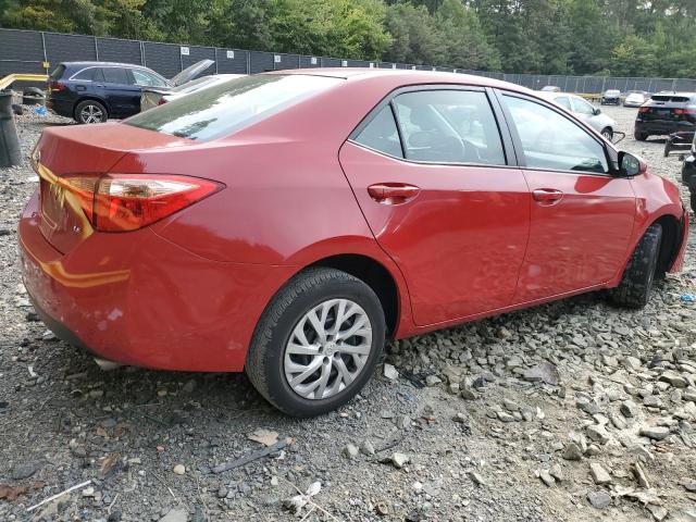 2T1BURHE3HC818955 - 2017 TOYOTA COROLLA L RED photo 3