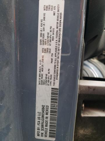 3C6MRVJG0ME540842 - 2021 RAM PROMASTER 3500 HIGH ლურჯი ფოტო 14