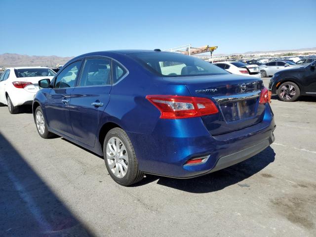 3N1AB7AP7HY306376 - 2017 NISSAN SENTRA S BLUE photo 2