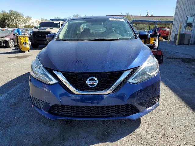 3N1AB7AP7HY306376 - 2017 NISSAN SENTRA S BLUE photo 5