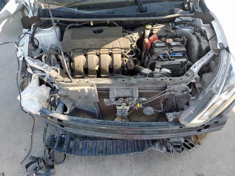 3N1AB7AP0KY411655 - 2019 NISSAN SENTRA S WHITE photo 11