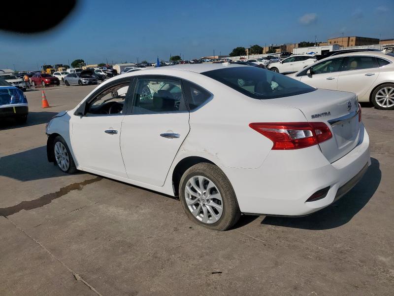 3N1AB7AP0KY411655 - 2019 NISSAN SENTRA S WHITE photo 2