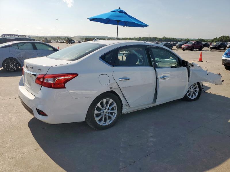 3N1AB7AP0KY411655 - 2019 NISSAN SENTRA S WHITE photo 3