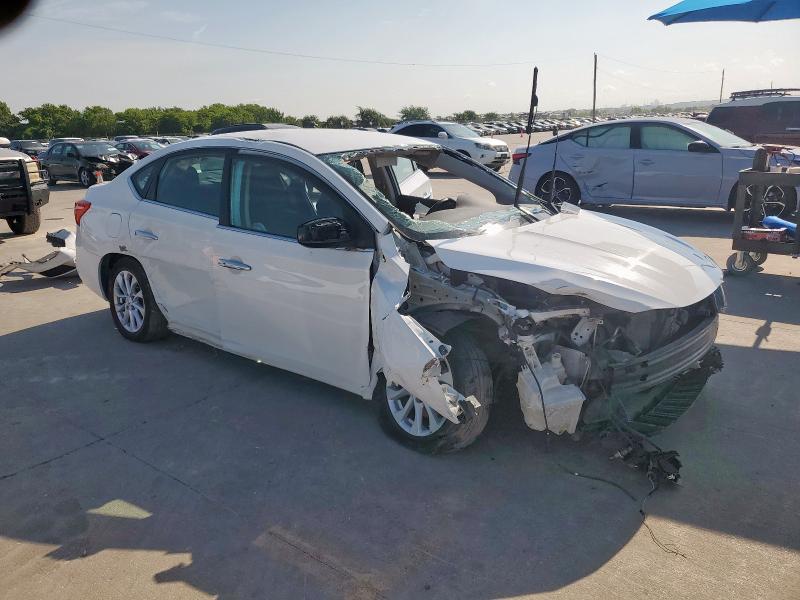 3N1AB7AP0KY411655 - 2019 NISSAN SENTRA S WHITE photo 4