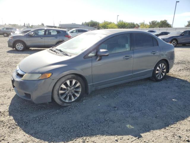 2HGFA1F98AH502482 - 2010 HONDA CIVIC EXL GRAY photo 1