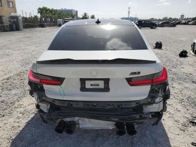 WBS43AY08NFL64831 - 2022 BMW M3 COMPETITION WHITE photo 6