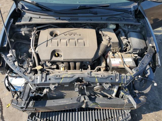 2T1BURHE2FC384136 - 2015 TOYOTA COROLLA L BLACK photo 11