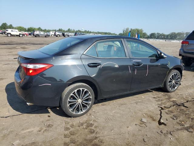 2T1BURHE2FC384136 - 2015 TOYOTA COROLLA L BLACK photo 3