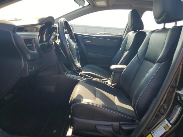 2T1BURHE2FC384136 - 2015 TOYOTA COROLLA L BLACK photo 7