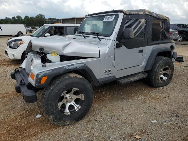 1J4FA29163P313428 - 2003 JEEP WRANGLER / SE SILVER photo 1