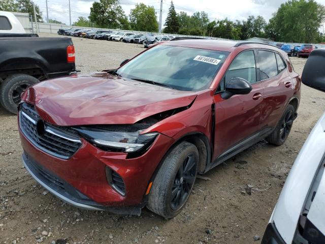 LRBAZLR49ND111453 - 2022 BUICK ENVISION PREFERRED RED photo 1