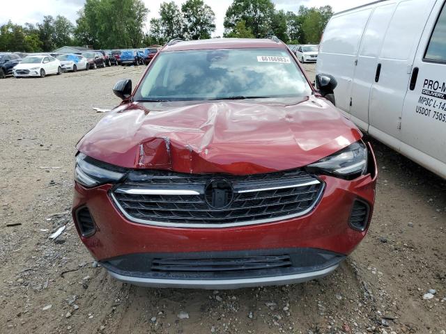 LRBAZLR49ND111453 - 2022 BUICK ENVISION PREFERRED RED photo 5