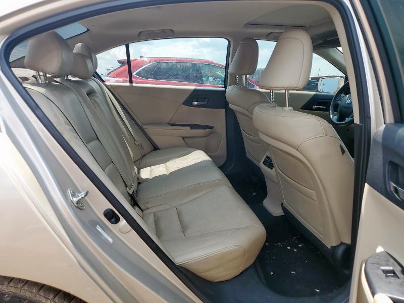 1HGCR2F84DA040126 - 2013 HONDA ACCORD EXL TAN photo 10