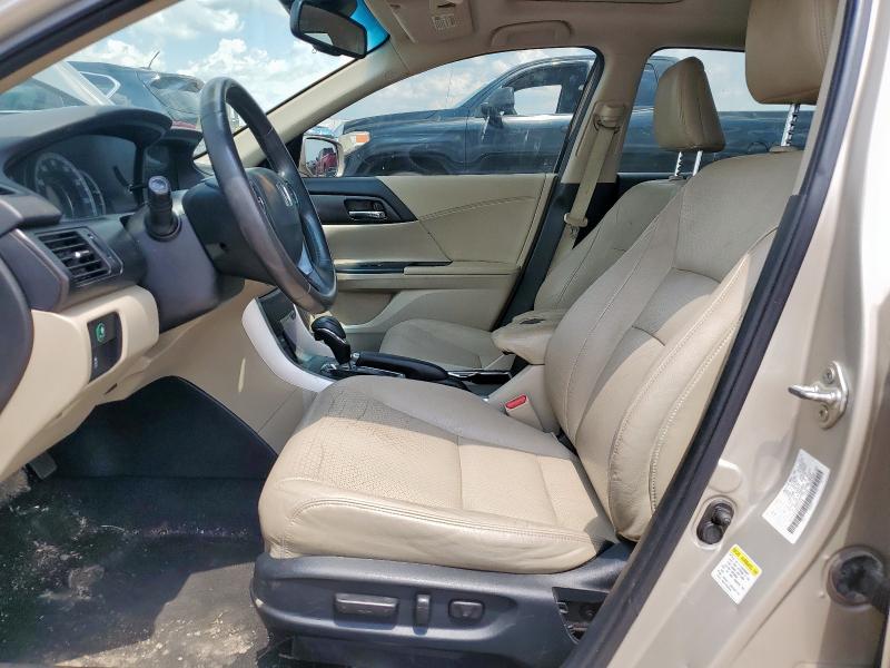 1HGCR2F84DA040126 - 2013 HONDA ACCORD EXL TAN photo 7