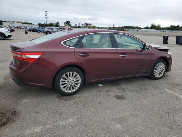 4T1BD1EB9EU025729 - 2014 TOYOTA AVALON HYBRID MAROON photo 3