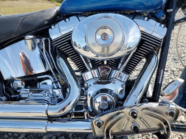 1HD1BXB195Y033129 - 2005 HARLEY-DAVIDSON FLSTFI BLUE photo 7