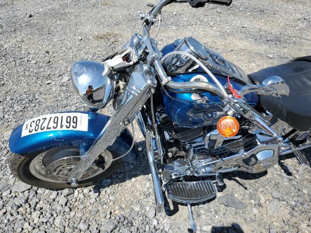 1HD1BXB195Y033129 - 2005 HARLEY-DAVIDSON FLSTFI BLUE photo 9