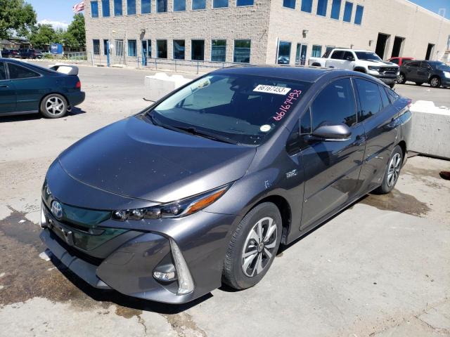 JTDKARFP4J3071250 - 2018 TOYOTA PRIUS PRIM ნაცრისფერი ფოტო 1