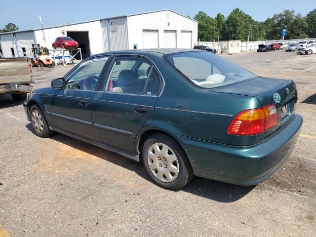 1HGEJ6674XL035614 - 1999 HONDA CIVIC LX GREEN photo 2