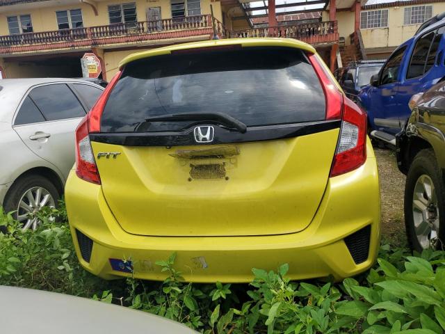 3HGGK5H5XFM713193 - 2015 HONDA FIT LX YELLOW photo 6